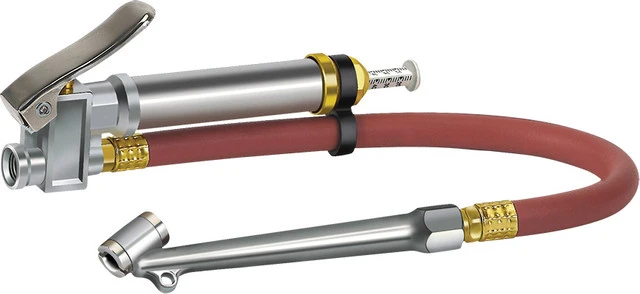 Tire Inflator With Pop Up Gage