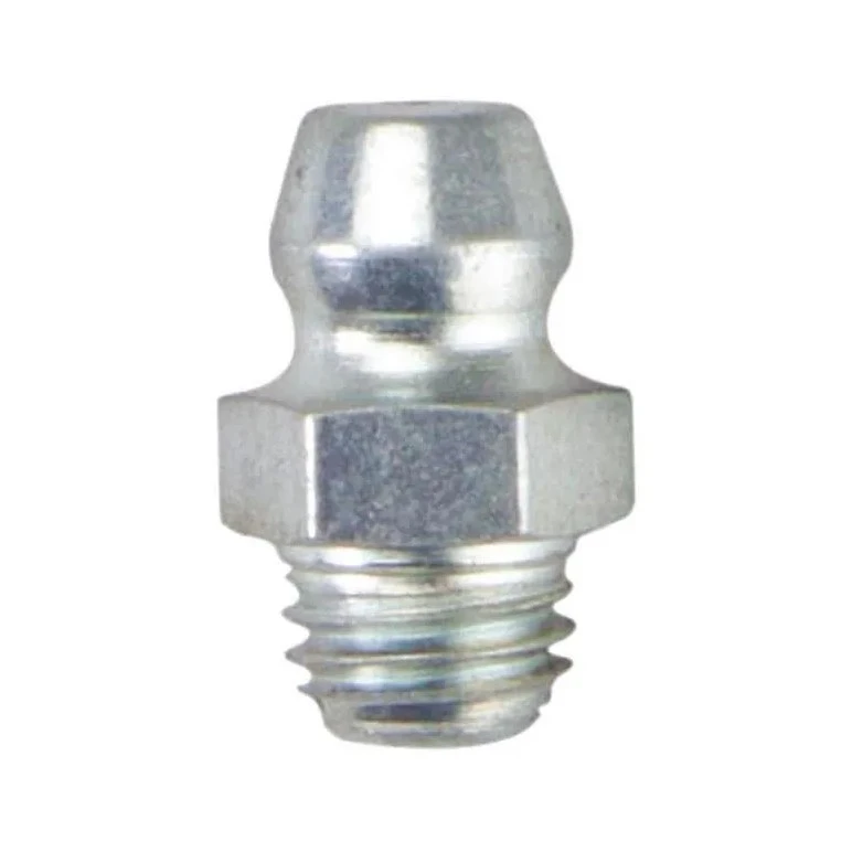 Imperial Supplies 1/4" PTF Straight Head Angle Grease Fitting - Zinc-Plated