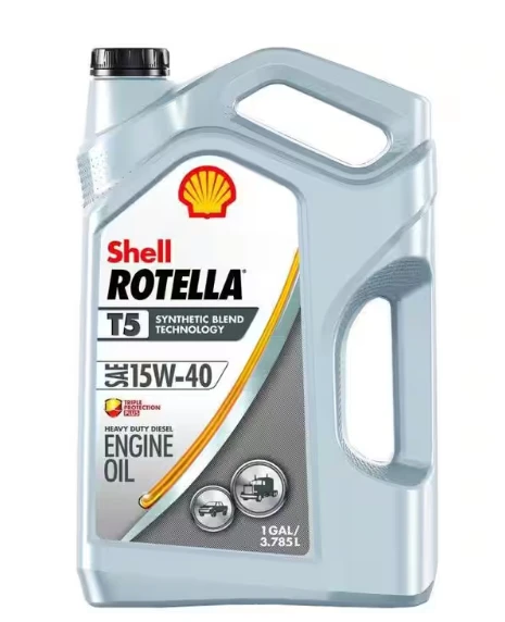 Shell T5 15W-40 Synthetic Blend Heavy Duty Engine Oil 1-Gallon