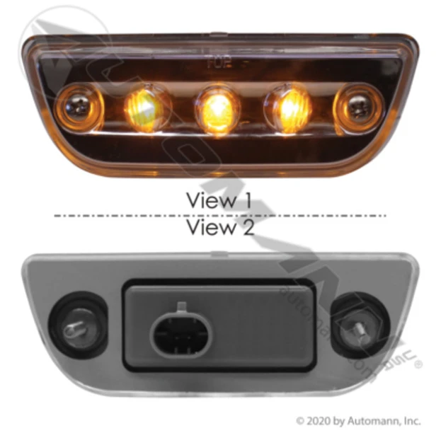 Automann 564.75083C LED Clear Cab Lamp for Peterbilt and Kenworth