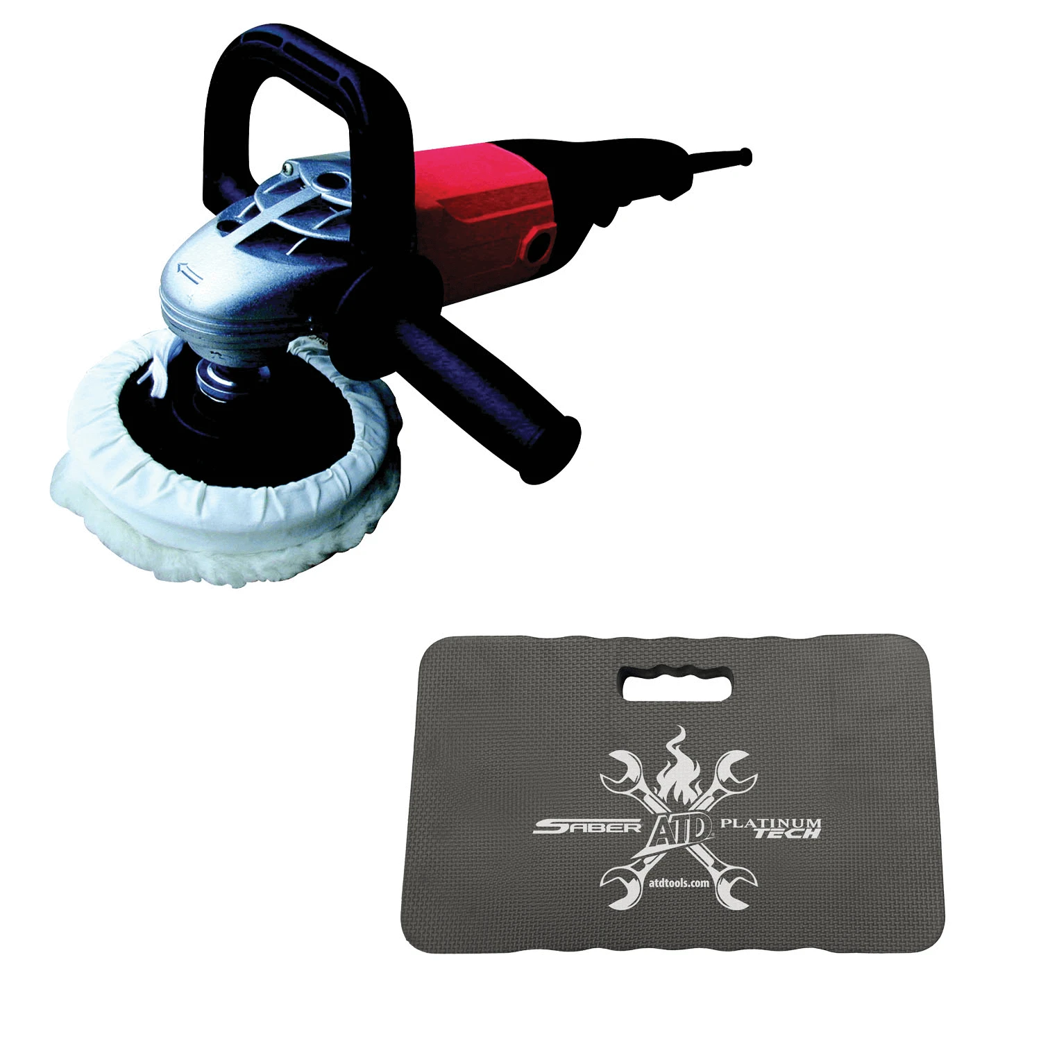 Polisher with Kneeling Pad