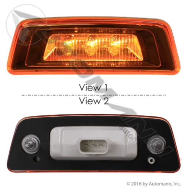 Automann 564.75078L Peterbilt Amber LH Turn Signal Lamp