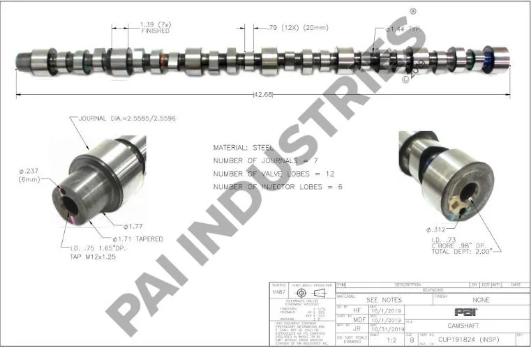 Injector Camshaft