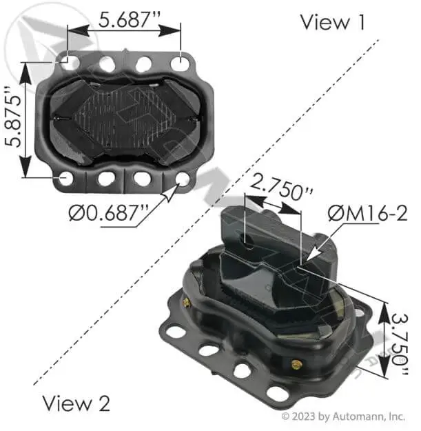 Motor Mount Rear Peterbilt