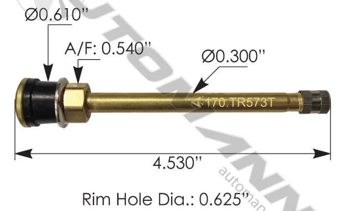 Valve Stem 4.530in Straight