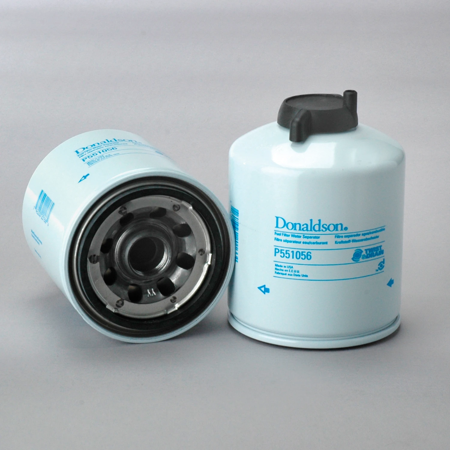 Fuel Filter, Screw-On Water Separator, Twist & Drain