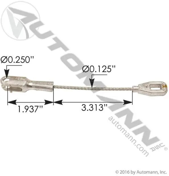 Hood Cable 6.5in