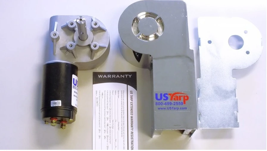 US Tarp 13732 Bullet Proof Tarp Motor, Long Shaft, 60:1