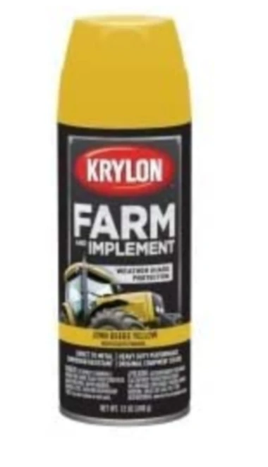 Krylon Farm & Implement Spray Paint - New Equipment Yellow - 12 oz.