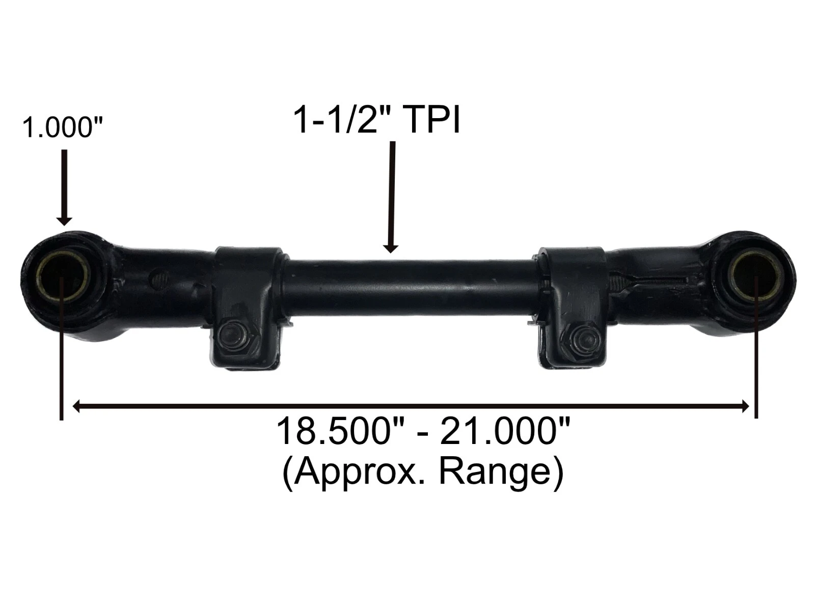 Automann TR004 Tr004, Torque Arm Hutch, Adjustable 18 1/2" to 21 3/8"