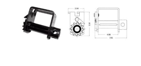 Web Winch Standard Double L Track Slider