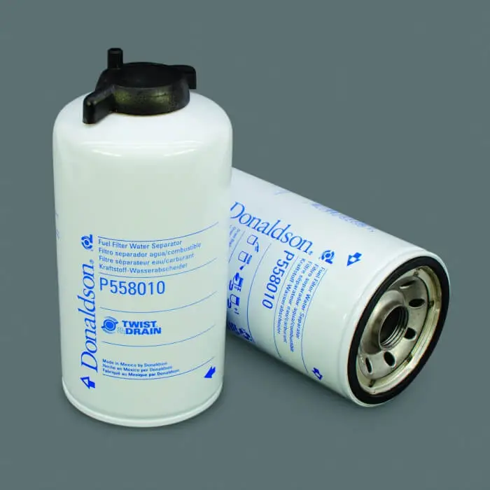 Fuel Filter, Screw-On Water Separator, Twist & Drain