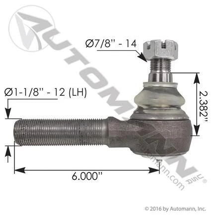 Automann 462.ES3177L Tie Rod End