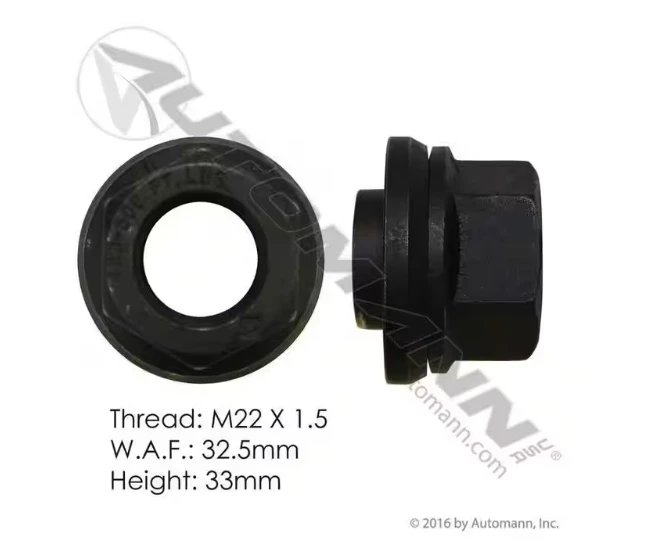 Automann 201.3031 6mm Metric Sleeved Flange Nut