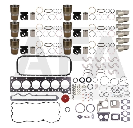 IN-FRAME OVERHAUL KIT W/152MM APR LINER + THERMOSTAT & PISTON COOLING NOZZLES