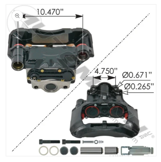 Air Disc Caliper Rationalized