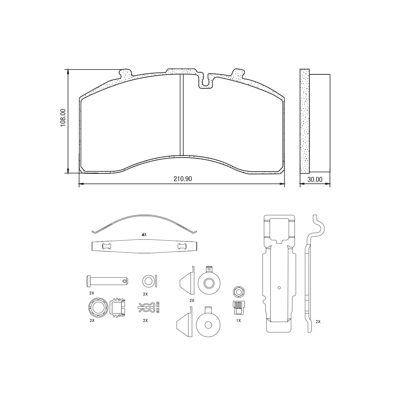 Disc Brake Pad Set