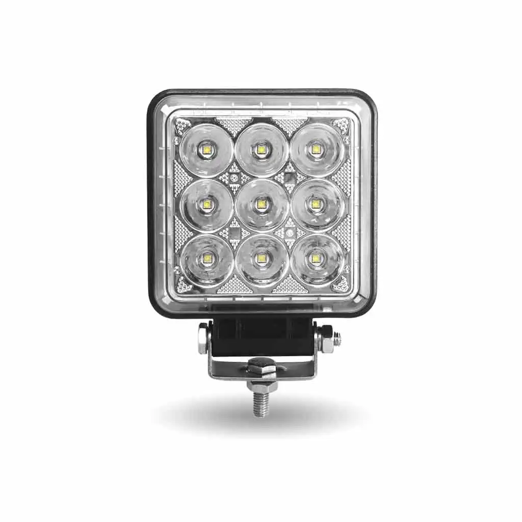 Trux Accessories 4.25" Radiant Series Square LED Work Lamp 4000 Lumens