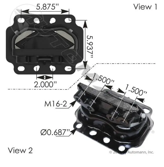 Rear Motor Mount Kenworth Peterbilt