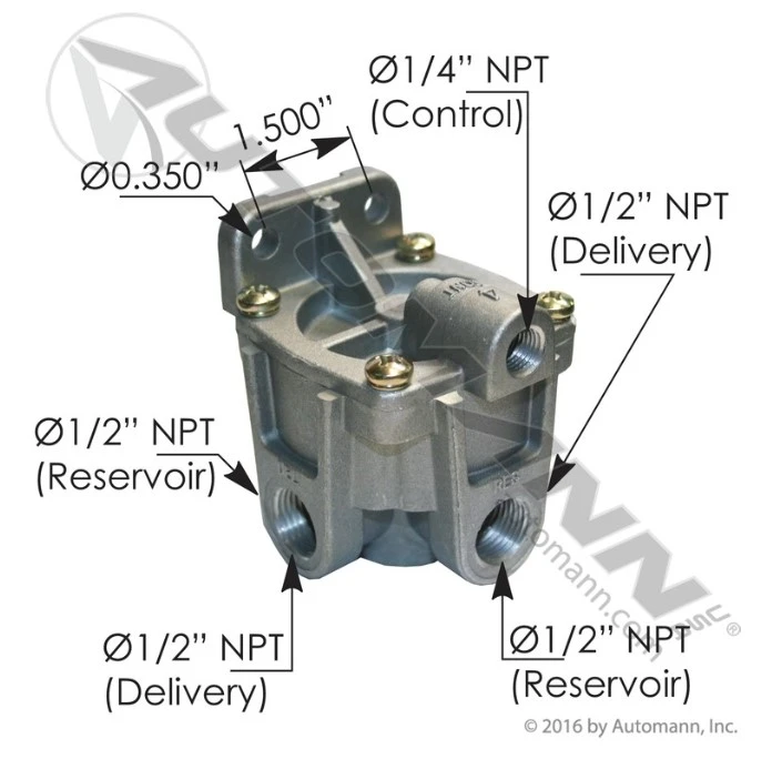 RG2 Type Relay Valve