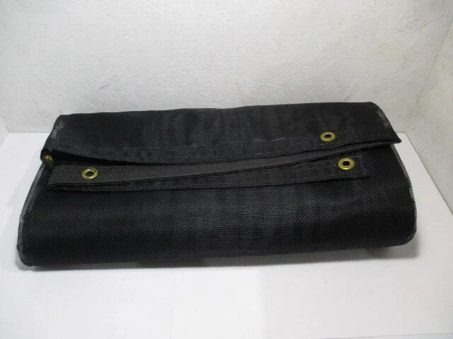 US Tarp 90-16-BM 7'6" x 16' Black Mesh Tarp