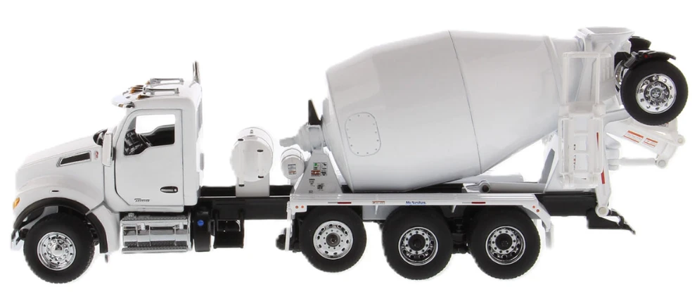 1:50 Kenworth T880S SBFA Tandem with McNeilus BridgeMaster Mixer - White