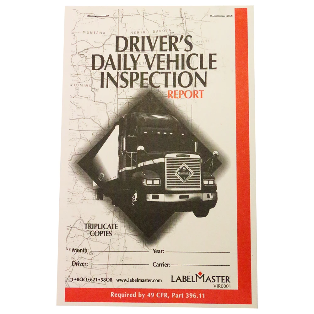 Ms Carita Vehicle Inspection Report Log MSVIR-100