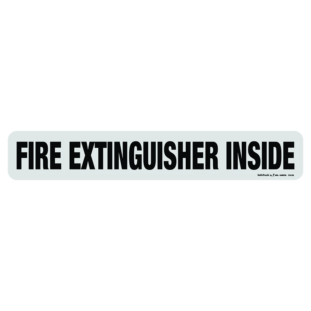 Fire Extinguisher Inside Decal