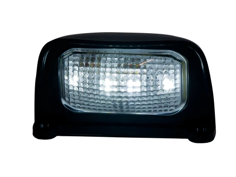 License Plate Light with Black ABS Housing