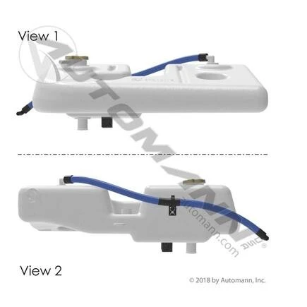 Automann 575.10112 Engine Coolant Reservoir for Freightliner