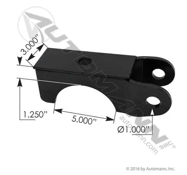 Axle Seat 5in RND 1-1/4in