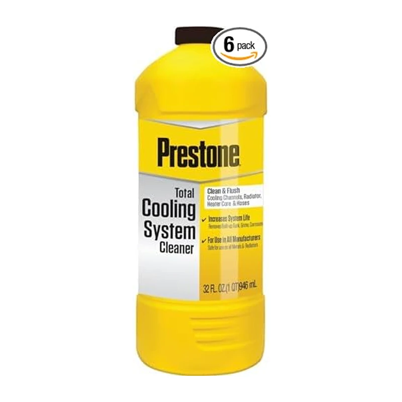 Prestone AS105R-6 Total Cooling System Cleaner, 32 oz (6-Pack)