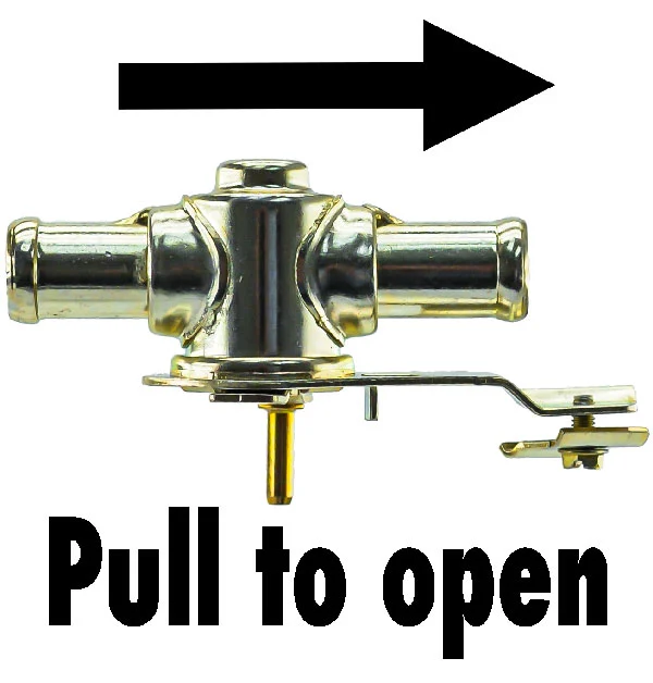 HVAC Heater Water Shut-Off Valve
