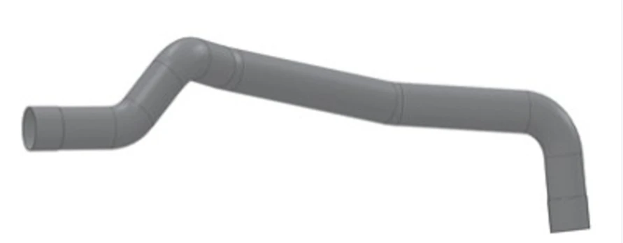 Grand Rock SB5-4133BB 4" 5 Bend Bluebird Bus Pipe ID-ID ALZ