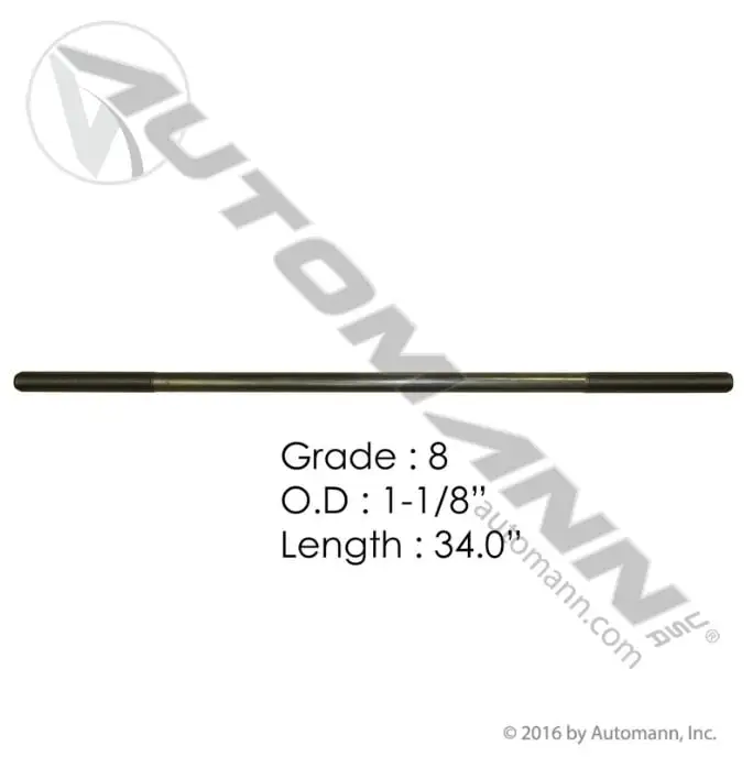1.125IN X 34IN GR8 Threaded Rod