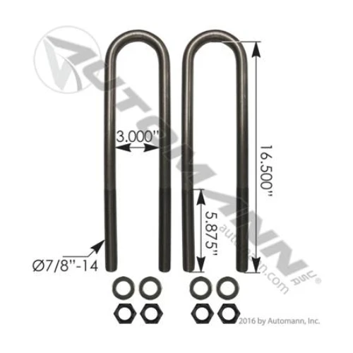 RND 7/8" X 3" X 16-1/2" KIT