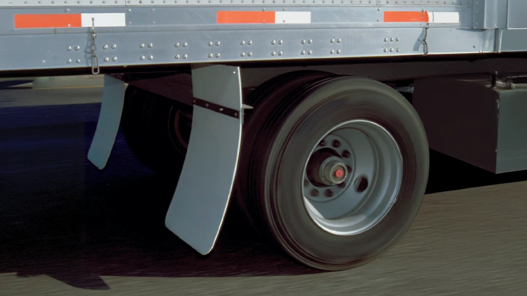 SAFE PASS® .240" White Poly Mud Flap