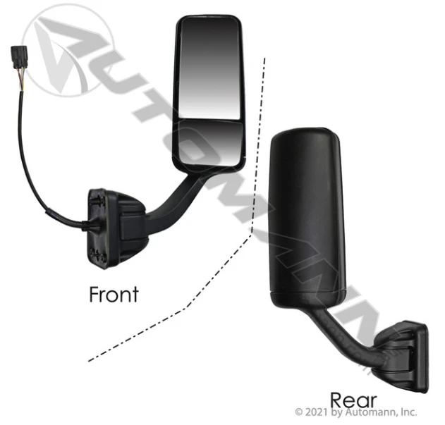 Automann 563.46008 Freightliner RH Black Mirror