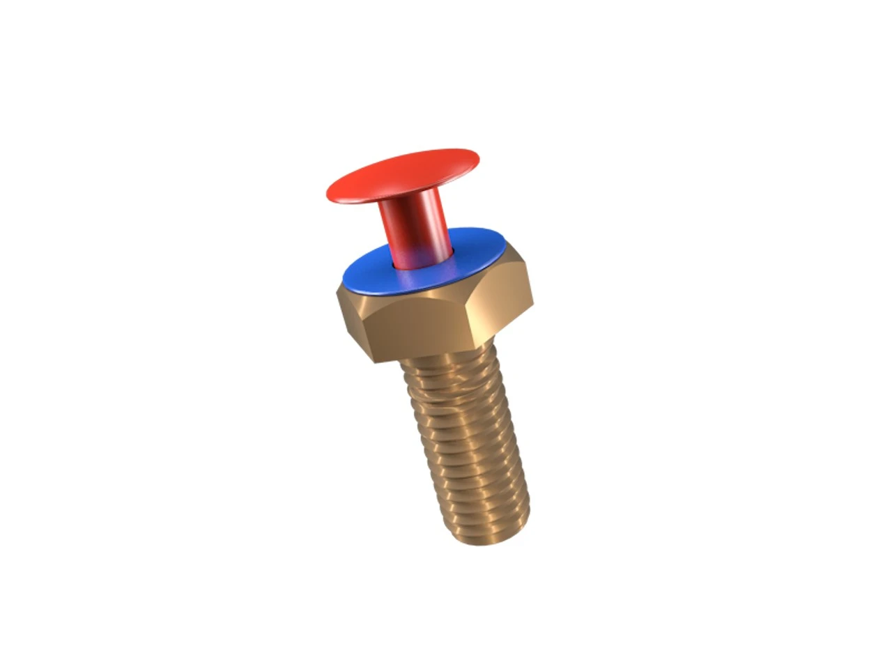 Rev HD RT-0003 Hub Cap Temperature Sensor Bolt - 5/16" x 7/8"