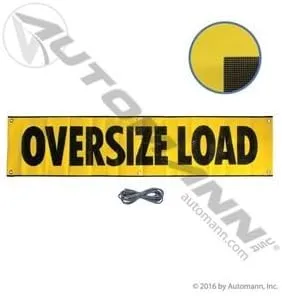 Automann 571.SB103M Oversize Load Banner Mesh 84" x 18"