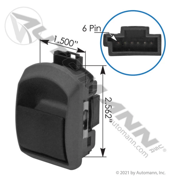 Automann 577.59519 Window Lift Switch Kenworth