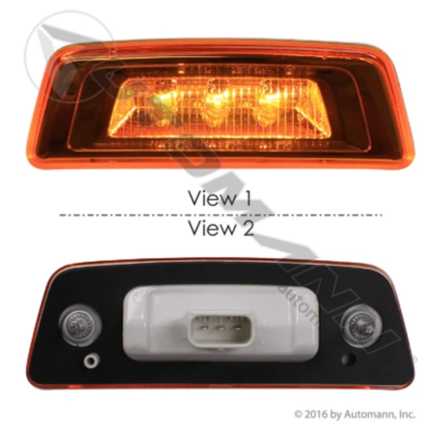 Automann 564.75078R Peterbilt Amber RH Turn Signal Marker Lamp