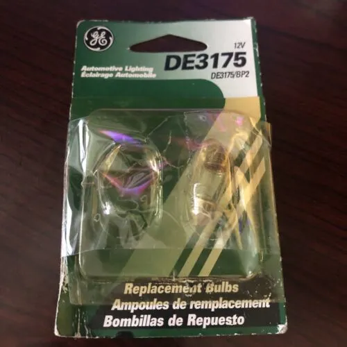 General Electric DE3175/BP2 Automotive Bulbs for Dome Lights