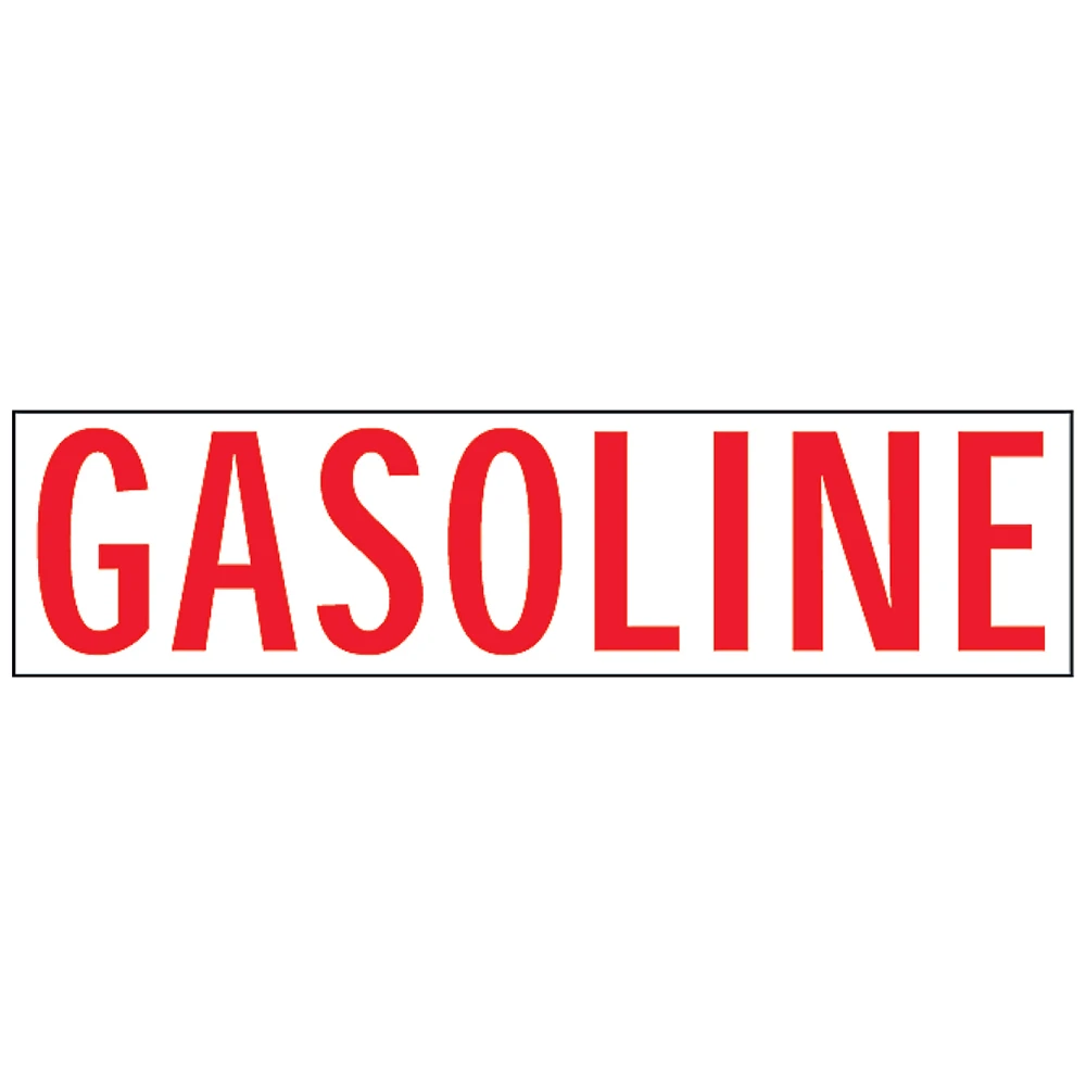 Gasoline Decal