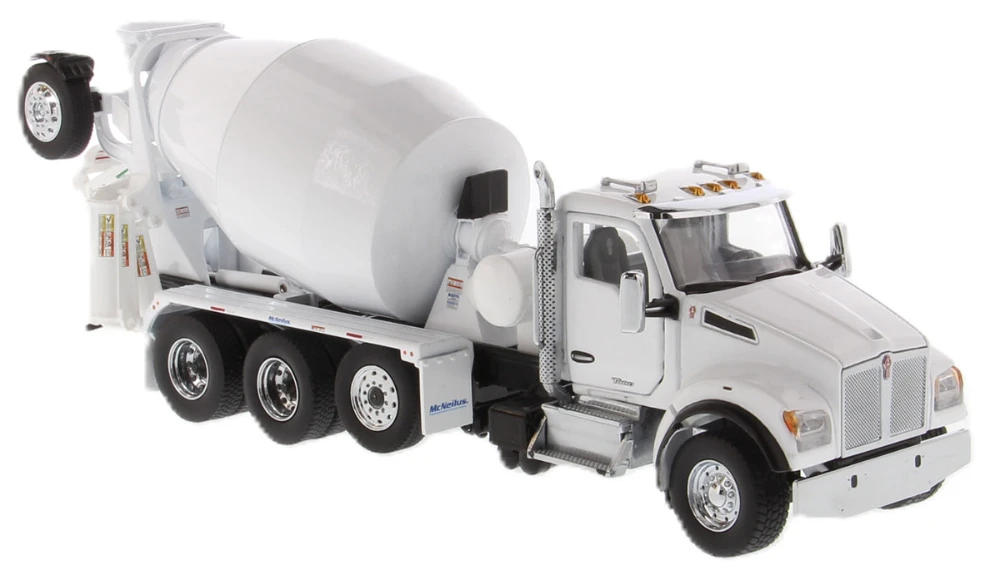 1:50 Kenworth T880S SBFA Tandem with McNeilus BridgeMaster Mixer - White
