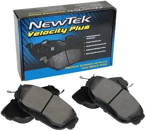 New Tek SMD1707H Front Semi-Metallic Brake Pads