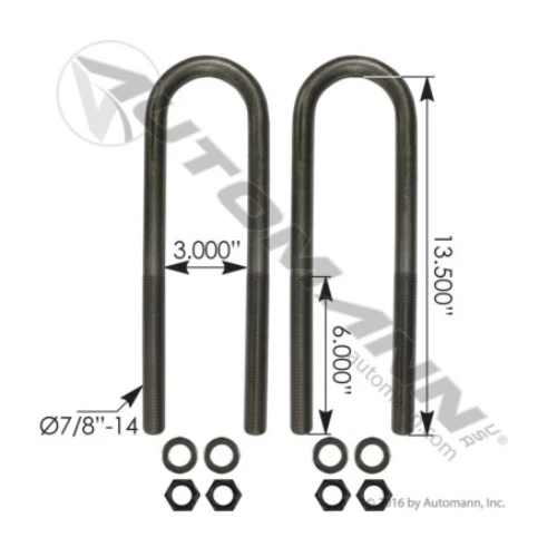 RND 7/8" X 3" X 13-1/2" KIT