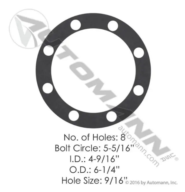Automann 180.10609 Drive Flange Gasket