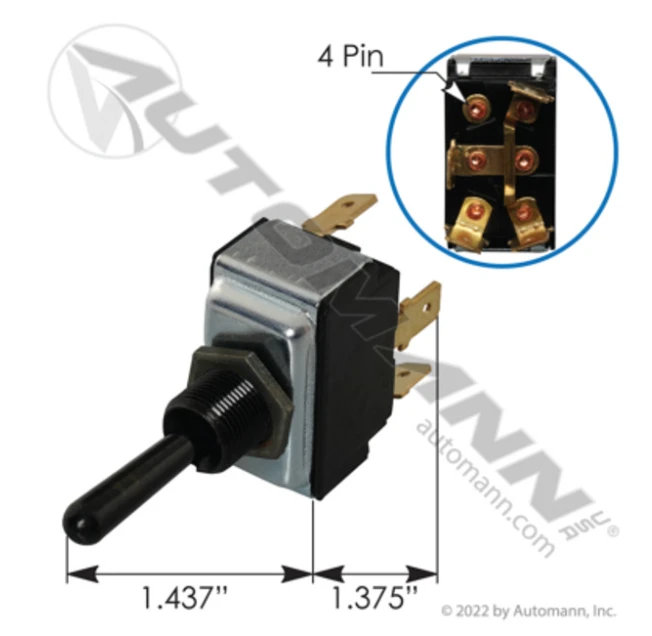 Automann 577.75624 Peterbilt Electrical Toggle Switch