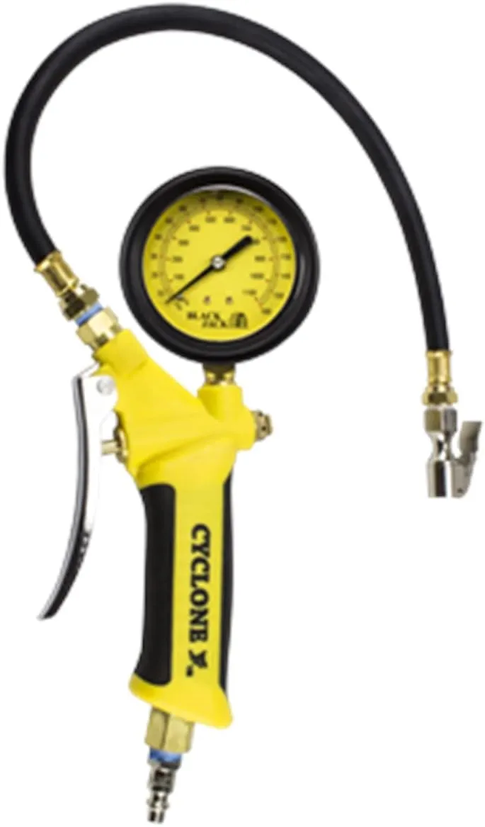 Cyclone High-Flow Tire Inflator Gauge